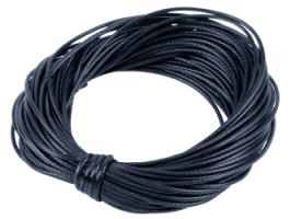 1MM Braided Black Cord