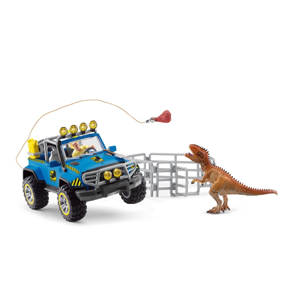 4 x 4 Off-road vehicle with Dino Outpost Playset