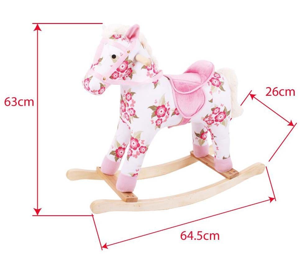 Floral Rocking Horse