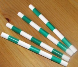 Green Trotting Poles