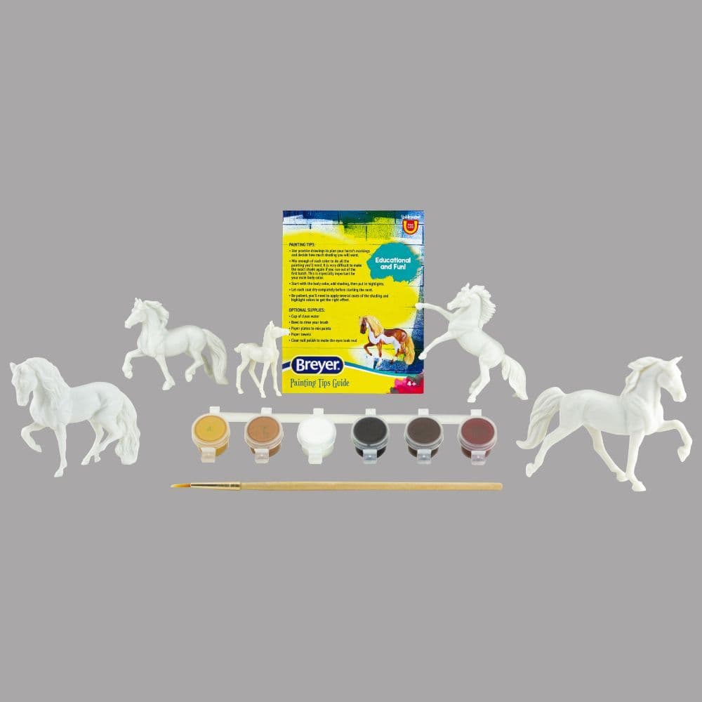 Horse Crazy Colorful Breeds Paint Kit