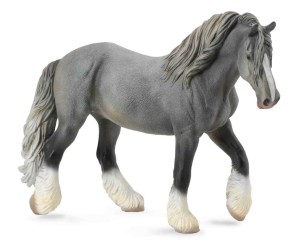 Shire Horse Mare - Grey