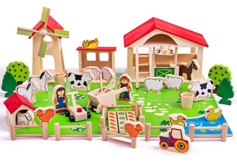 Wooden Play Farm