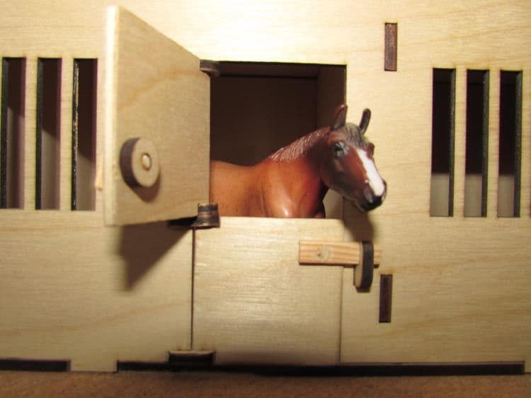 Wooden Two Stall Stable